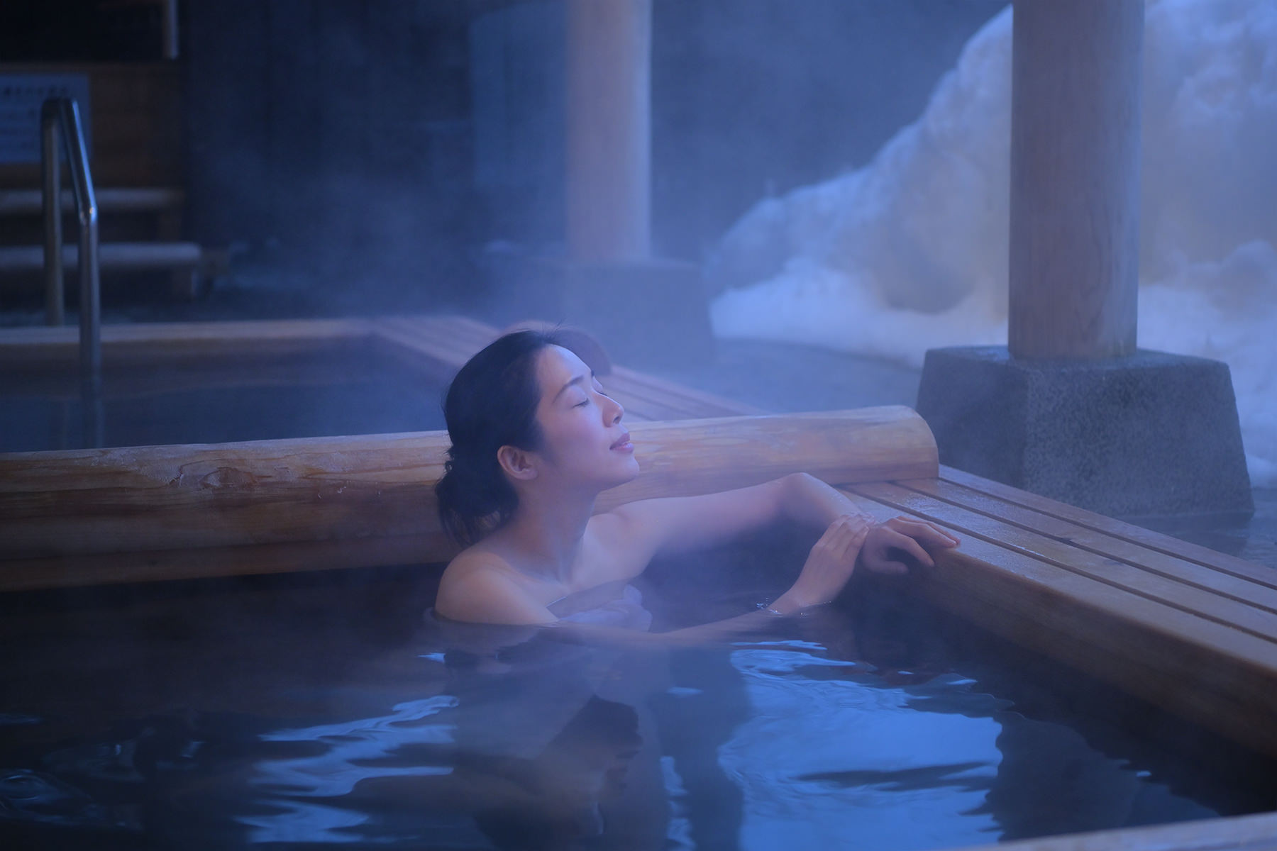 月見の湯-薄暮のモデル